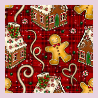 Christmas Gingerbread Cookie House Seamless Pattern Classic Tee | Teevron