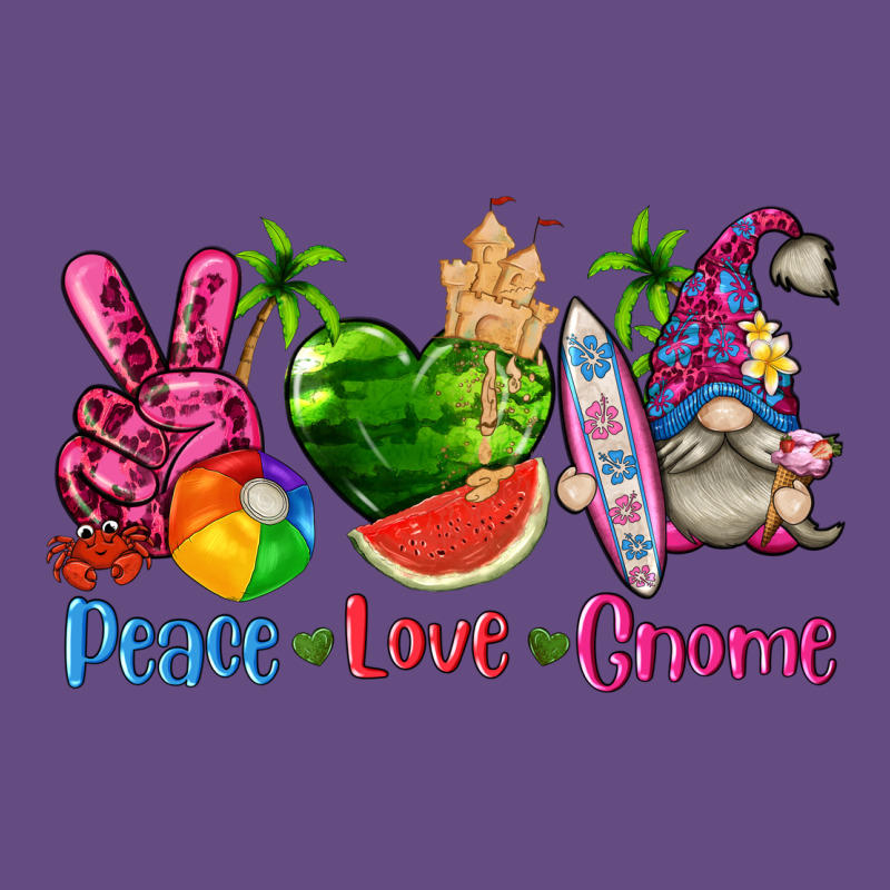Peace Love Gnome Summer Vintage Hoodie by texasbilliewilder | Teevron