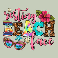 Resting Beach Face Long Sleeve Tee | Teevron