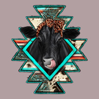 Black Angus Cowhide Aztec Vintage Hoodie | Teevron