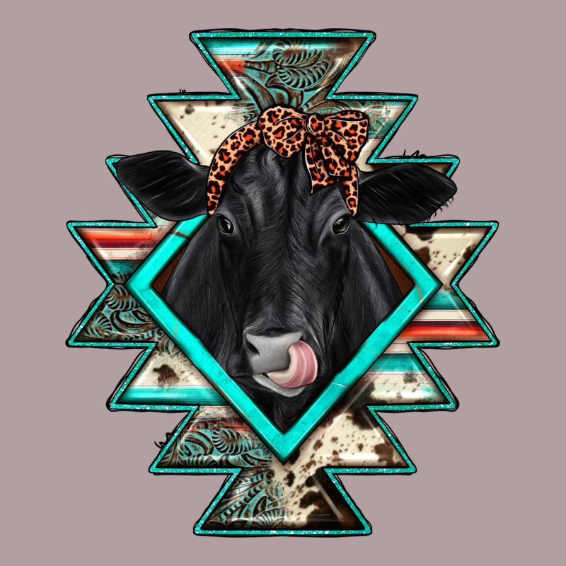 Black Angus Cowhide Aztec Vintage Hoodie by JahusDesignShop | Teevron