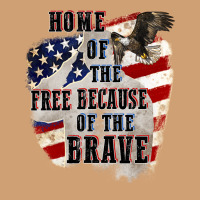 Home Of The Free Because Of The Brave 4th Of July Vintage Tee | Teevron