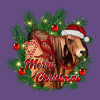 Merry Christmas Brahman Bull Vintage Hoodie | Teevron