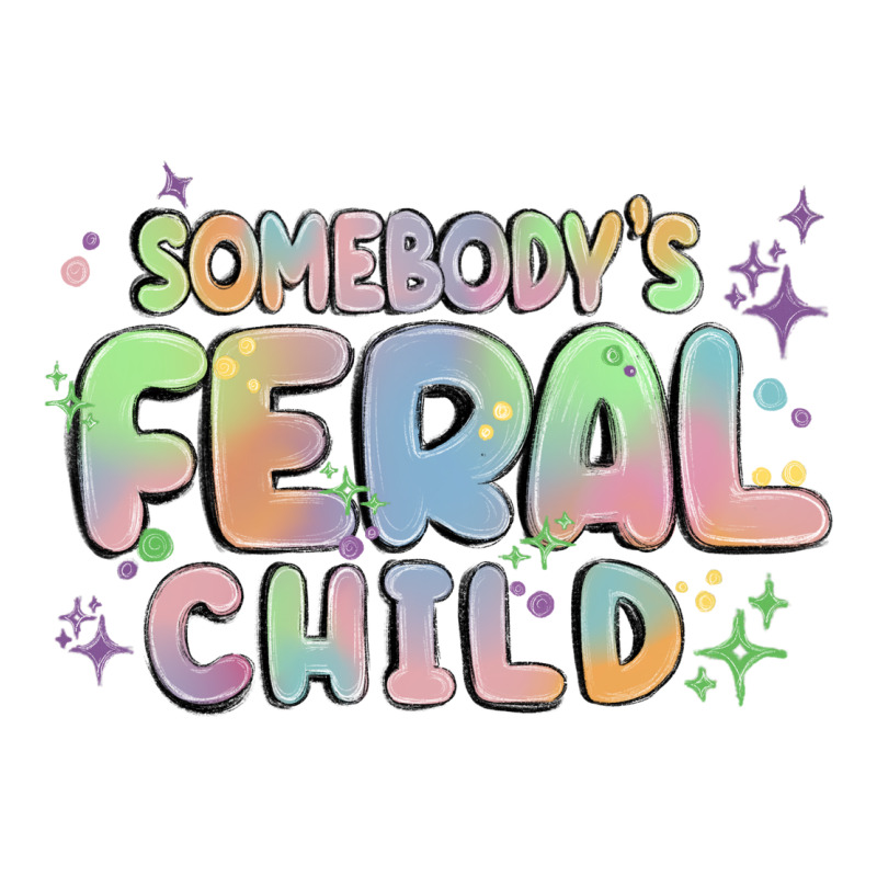 Somebody's Feral Child Heavyweight Hoodie by MaliasSmallBusiness | Teevron