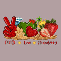 Peace Love Strawberry With Summer Vintage Hoodie | Teevron