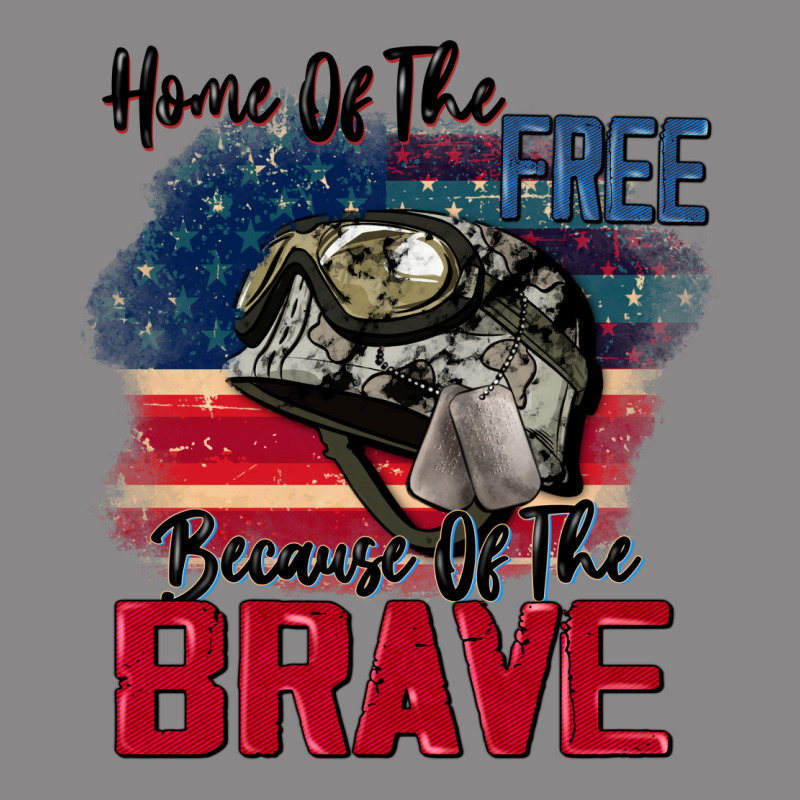 Home Of The Free Because Of The Brave 4th Of July Vintage Tee by CowGirlArtShop | Teevron