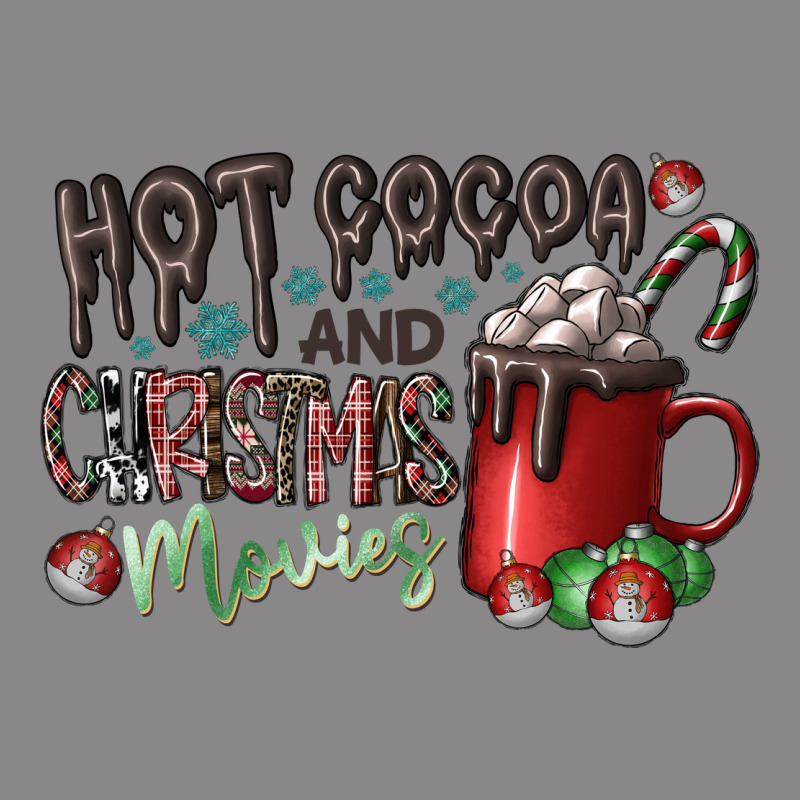 Hot Cocoa And Christmas Movies Vintage Tee by CowhideDigitalArt | Teevron
