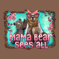 Mama Bear Sees All Zipper Hoodie | Teevron