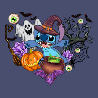Stitch Heart Halloween Vintage Tee | Teevron