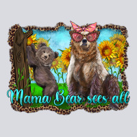 Mama Bear Sees All With Sunflowers Zipper Hoodie | Teevron
