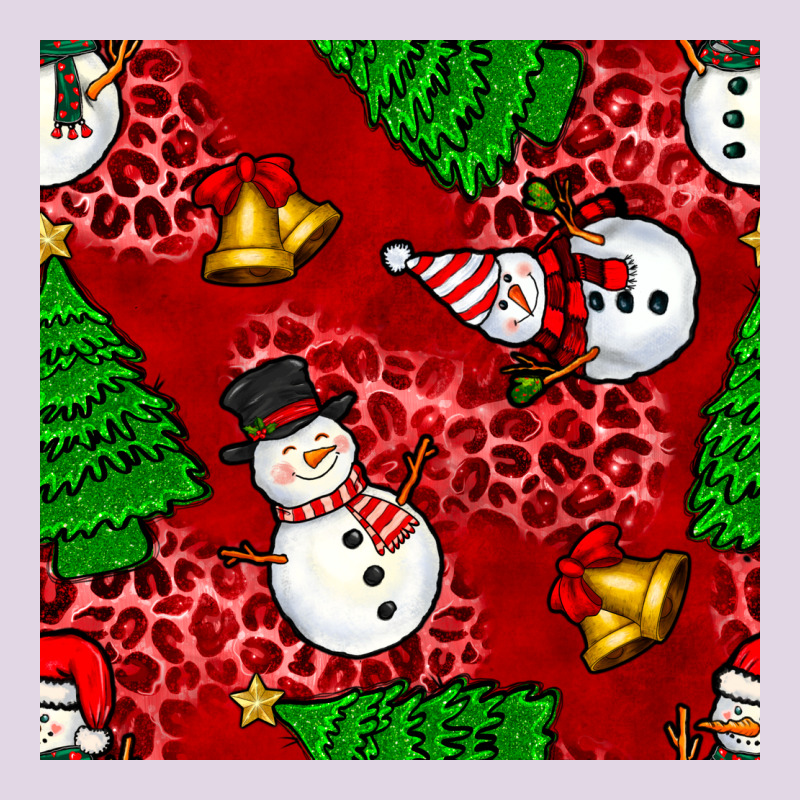 Christmas Snowman And Trees Seamless Pattern Classic Tee by BundleAndBundleShop | Teevron