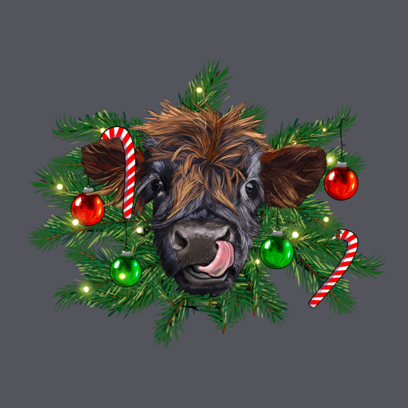 Christmas Highland Calf Vintage Hoodie by RanaPortraitStore | Teevron