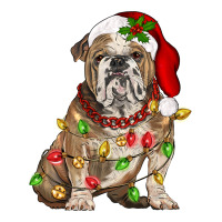 Christmas english bulldog | Teevron