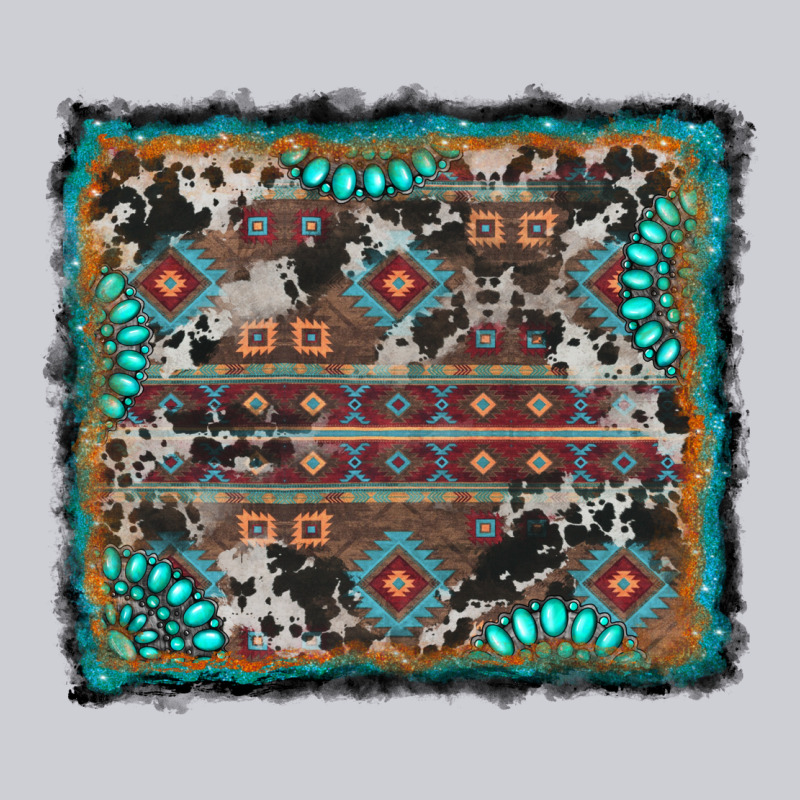 Aztec Background With Gemstone And Cowhide Heavyweight Sweatshirt by RanaPortraitStore | Teevron