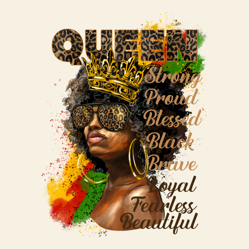 Afro Queen Juneteenth Vintage Tee by HRA Design Shop | Teevron