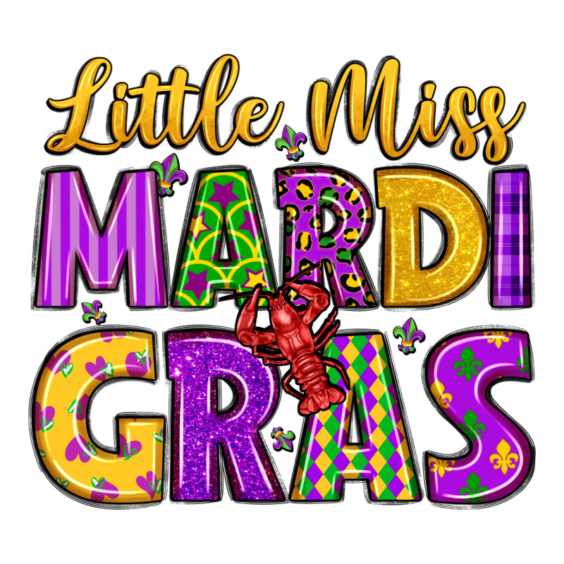 Little Miss Mardi Gras Premium Hoodie by LillyAllenDesigns | Teevron