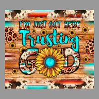 I'm Just Out Here Trusting God Vintage Hoodie | Teevron