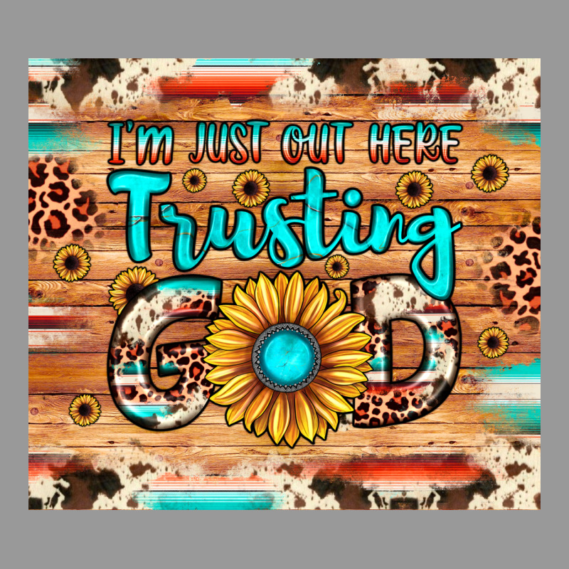I'm Just Out Here Trusting God Vintage Hoodie by JahusDesignShop | Teevron
