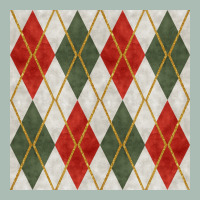 Christmas Diamond Plaid Seamless Pattern Classic Tee | Teevron