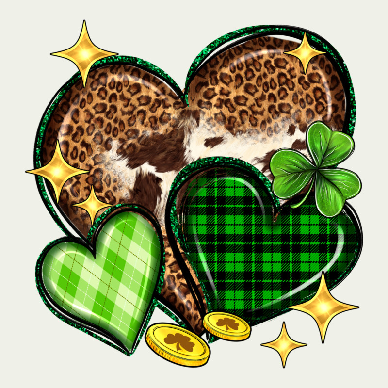 St. Patrick's Day Hearts Urban Heavy Tee by Neo Western | Teevron