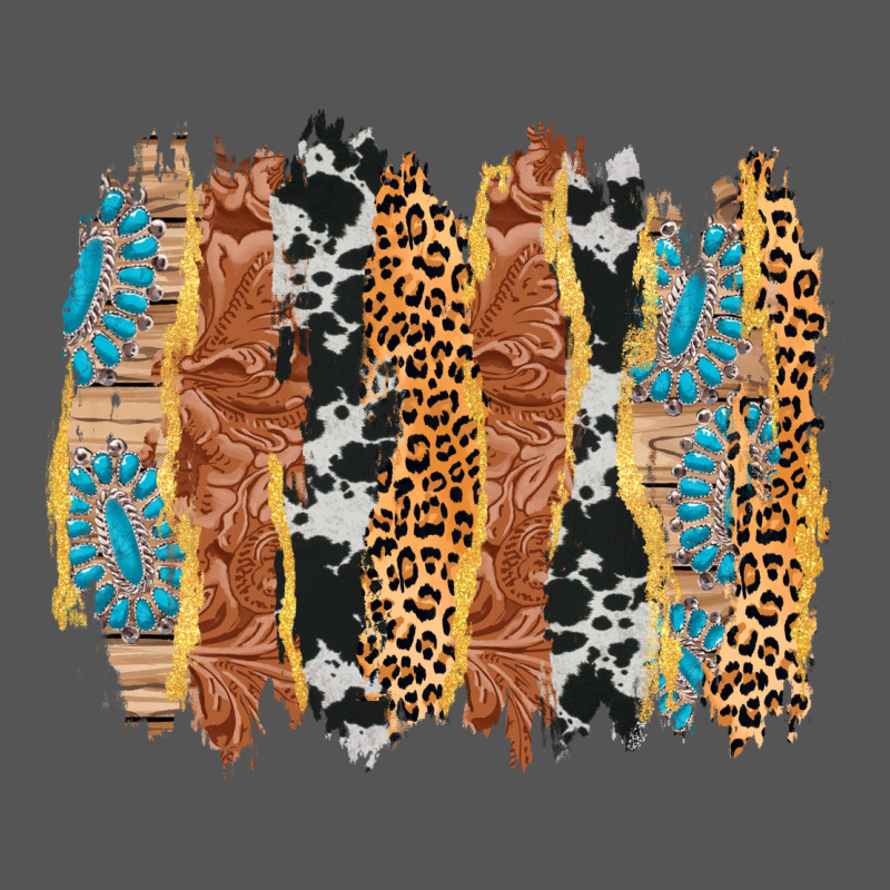 Western Brushstrokes Zipper Hoodie by AdoDesignShop | Teevron