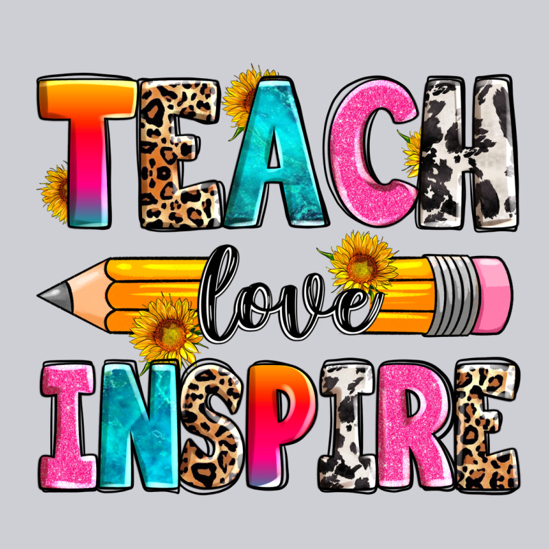 Teach Love Inspire Heavyweight Sweatshirt by Zillion Design Studio | Teevron
