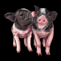Cute Baby Pigs Zipper Hoodie | Teevron