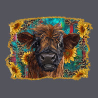 Highland Cow Calf With Western Background Vintage Hoodie | Teevron
