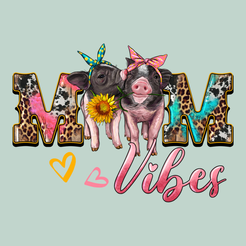 Mom Vibes Baby Pigs Zipper Hoodie by Artiststas | Teevron