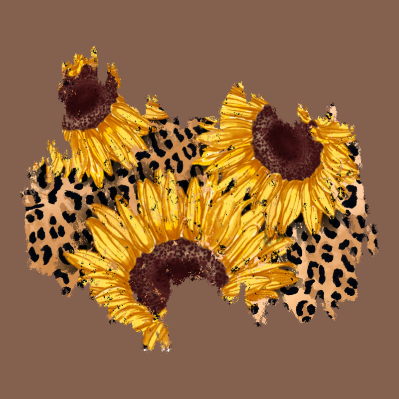 Sunflower Leopard Patch Zipper Hoodie by AdoDesignShop | Teevron
