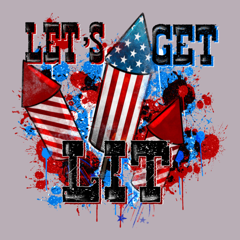 Let's Get Lit 4th Of July Vintage Tee by CowGirlArtShop | Teevron