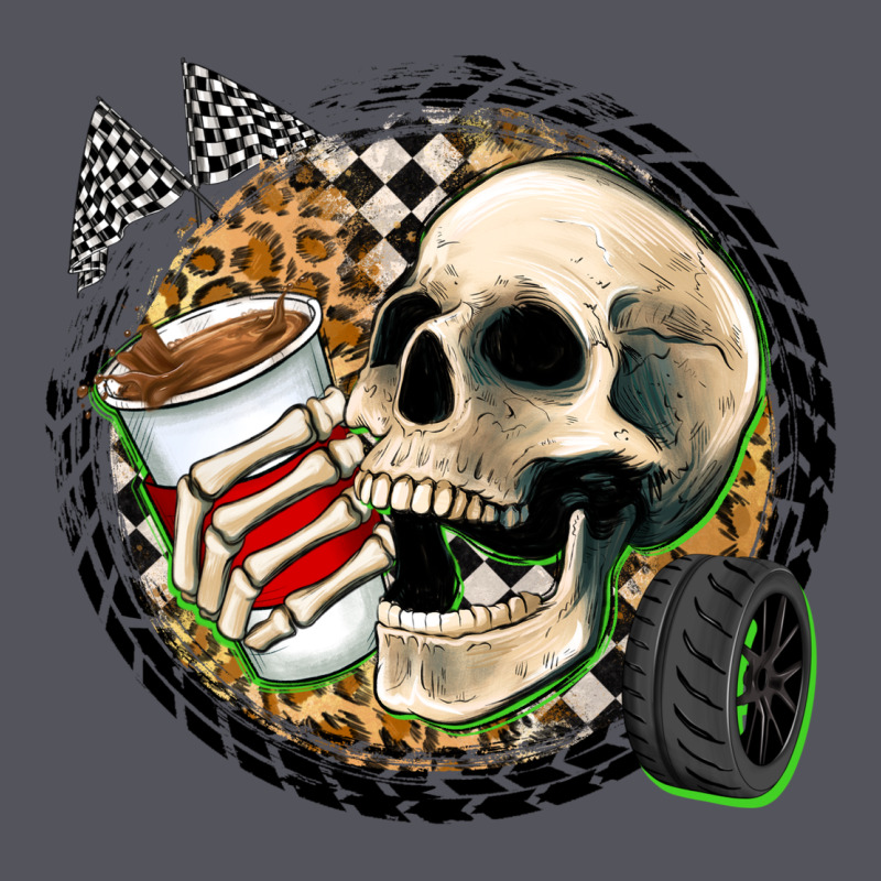 Race Skull Vintage Hoodie by Zillion Design Studio | Teevron