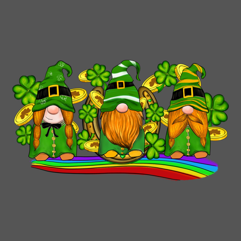 St Patricks Day Gnomes Shamrock Gold Rainbow Zipper Hoodie by Artiststas | Teevron