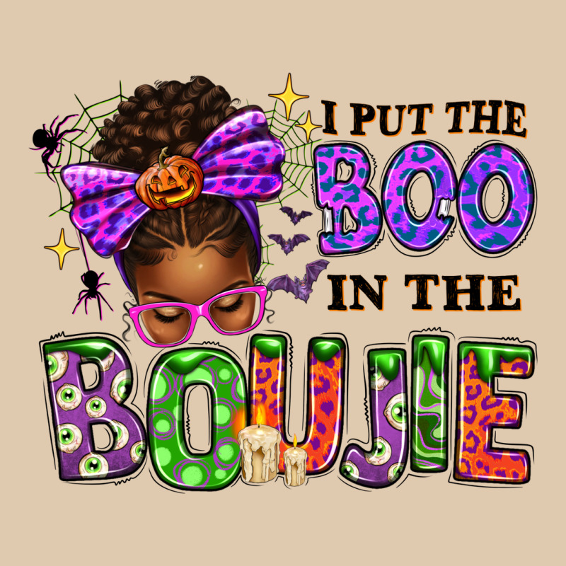 I Put The Boo In The Boujie Messy Bun Heavyweight Sweatshirt by texasbilliewilder | Teevron