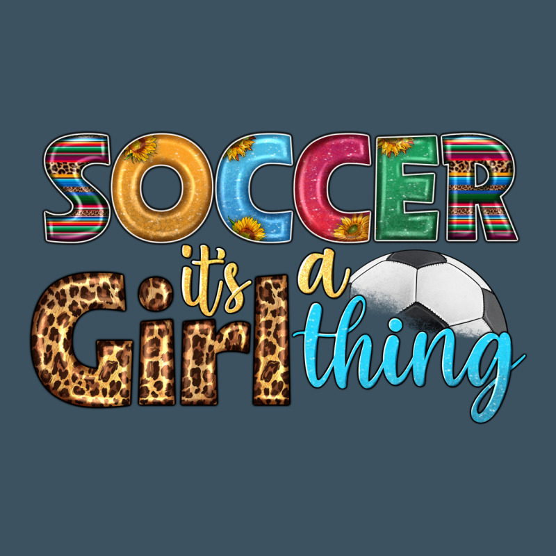Soccer It's A Girl Thing Urban Heavy Tee by HRA Design Shop | Teevron