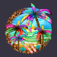 Summer Colorful Palms Vintage Hoodie | Teevron