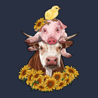 Cow With Pig And Chick Heavyweight Sweatshirt | Teevron
