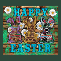 Easter Happy Easter Western Bunnies Daisies Zipper Hoodie | Teevron