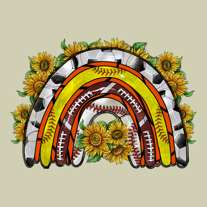 Sunflower Sports Rainbow Heavy Core Tee by RacoonDesign | Teevron
