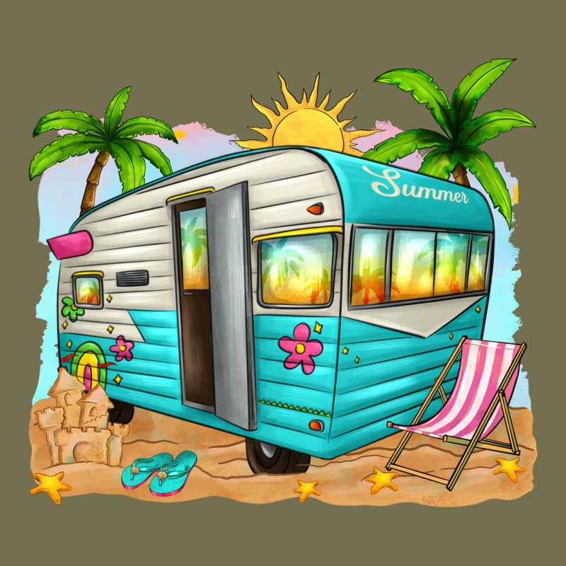Summer Caravan Vintage Hoodie by texasbilliewilder | Teevron