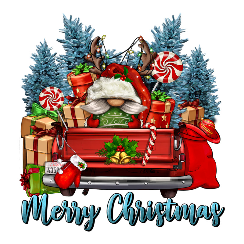 Merry Christmas Gnomes Truck Urban Heavy Tee by FaDigitalArtStudio | Teevron