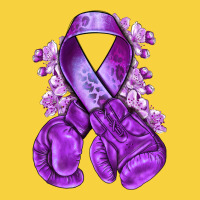 Domestic Violence Warrior Purple Ribbon Premium Sweatshirt | Teevron