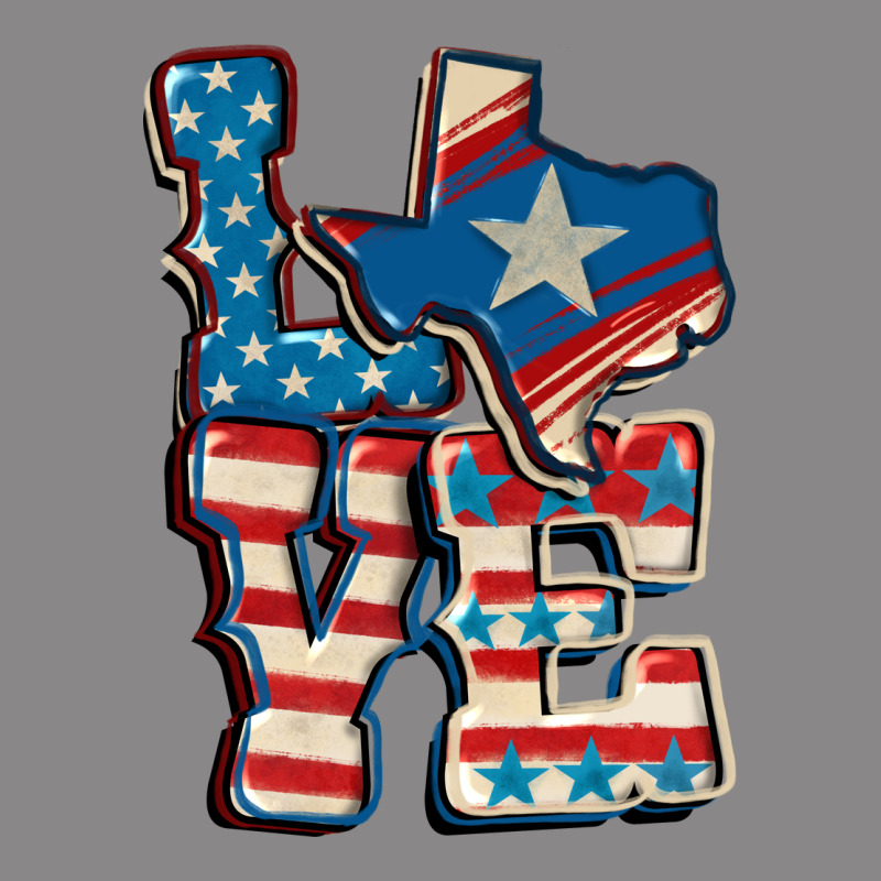 Love Texas  4th Of July Vintage Tee by CowGirlArtShop | Teevron