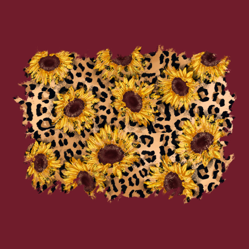 Sunflower Leopard Background Zipper Hoodie by AdoDesignShop | Teevron