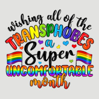 Wishing All Of The Transphobes Uncomfortable Month Classic Tee | Teevron