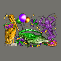 Mardi Gras Pelican Alligator And Crawfish Premium Hoodie | Teevron