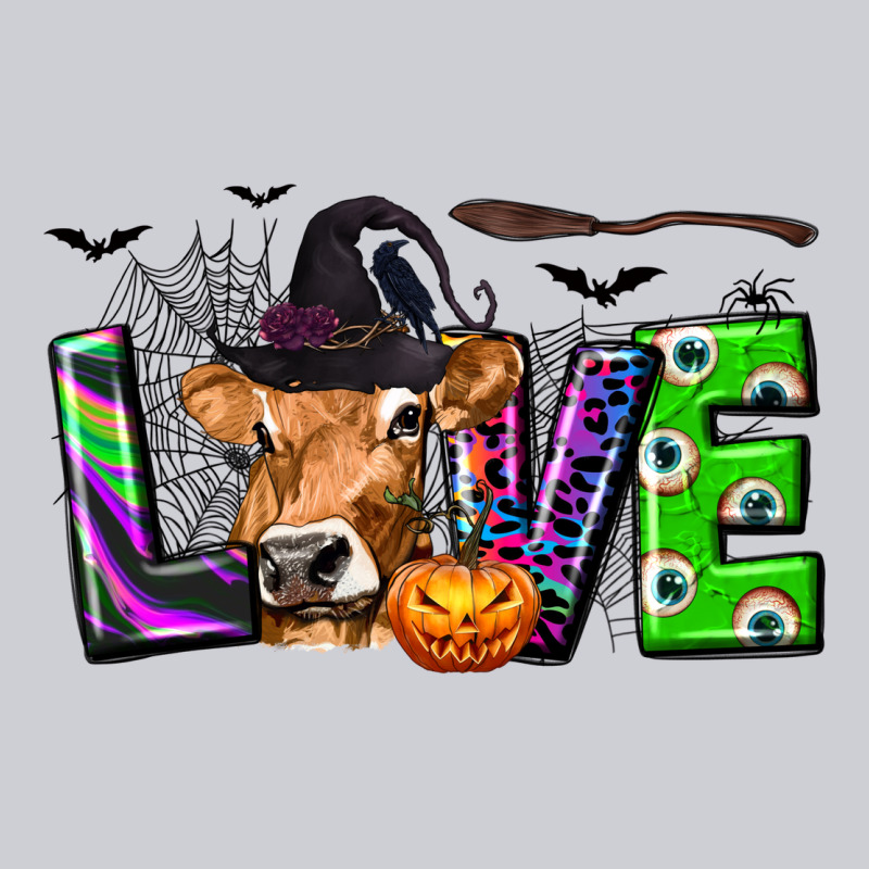 Love Halloween Cow Heavyweight Sweatshirt by texasbilliewilder | Teevron
