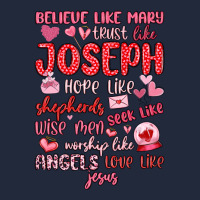 Believe Like Mary Trust Like Joseph Valentine S Da Premium Sweatshirt | Teevron