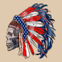 American Indian Headdress With Skull Heavyweight Sweatshirt | Teevron