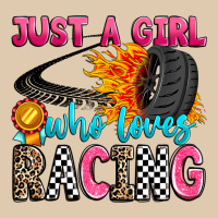 Just A Girl Who Loves Racing Heavyweight Sweatshirt | Teevron
